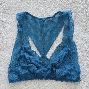 Victoria's Secret Lace Bandeau in Teal